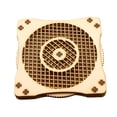 thumbnail image 1 of Posavasos de madera giratorio único, tapete para taza, tetera, sartén, juguete antiestrés cuadrado para mesa de café de granja, escritorio de oficina Estilo B, 1 of 8