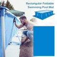 thumbnail image 4 of Swimming Pool Mat Protective Carpet swimming pool pad is Water Pools Fittings Sheeting Blue Ground Padding Accessory Outdoor Floor Pad No.2, 4 of 9