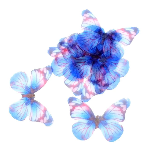 Adornos de mariposa Colcomx Gasa 10 piezas DIY
