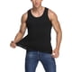 thumbnail image 2 of Camisetas sin mangas de rayón de bambú para hombres Camisetas sin mangas elásticas con cuello redondo, 2 of 5