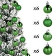thumbnail image 2 of EIMELI Christmas Ball Ornament 3Cm Bright Plastic Shatterproof Hanging Ball Ornament Suitable For Christmas Tree Garland Tabletop Arch Hangs, 2 of 9