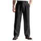 thumbnail image 2 of Pantalones de hombre de longitud completa, lisos, informales, con bolsillos, tipo recto, con botones en la cintura, para el tiempo libre y el trabajo, de poliéster., 2 of 9