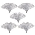 thumbnail image 1 of Weiweiguan 5 Pcs Feuille de Ginkgo en Métal Luxe Rétro Décoration de Table Bureau Feuille de Ginkgo, 1 of 7