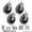 Gray-With Brakes, variant on 3 Inch Creeper Replacement Wheels 6 Pack Swivel Caster Wheel snap on cart Castor for Creeper Service Cart Stool Post Mount, M10x 1" Metric Threaded Stem Casters