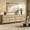 Reclaimed Light Oak, variant on SICOTAS 56.88" Wide 7 Drawer Tall Dressers, Boho Dresser with Oversized Storage Space Rattan Dressers & Chests of Drawer Engineered Wooden Dressers for Bedroom,Reclaimed Light Oak
