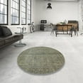thumbnail image 4 of Ahgly Company Machine Washable Indoor Rectangle Industrial Modern Bullet Shell Brown Area Rugs, 3' x 5', 4 of 7