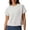 Beige, variant on Women's Tops Round Neck Short Dolman Sleeve Blouses Blouses Smooth Solid Color Cropped Loose Boxy Fit Tees
