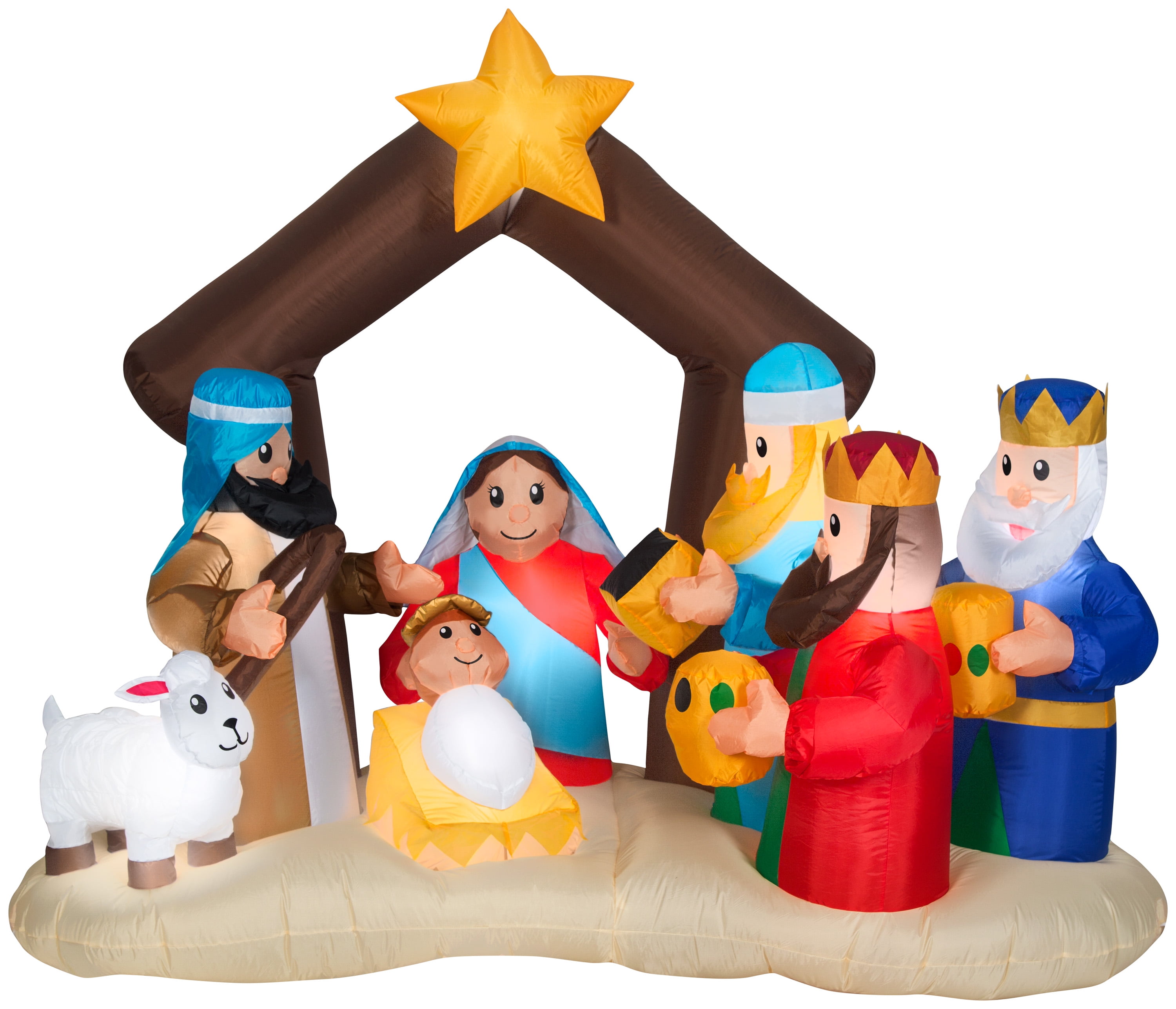 Holiday Time 6.5ft Nativity Inflatable