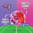 thumbnail image 2 of NERDS Gummy Clusters Candy, Grape Strawberry Blitz Limited Time Flavor, Crunchy and Gummy, Game Day Candy, Football Party Supplies, 3 oz, 2 of 7