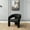 Black, variant on SAFAVIEH Couture Roseanna Modern Velvet Solid Accent Chair, Forest Green