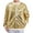 Gold, variant on Men's Sequin Jacket High End Baseball Style Outerwear For Fashionable Casual Wear