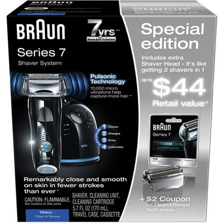 Braun Series 7-760 cc System, Bonus Pack Shaver Head