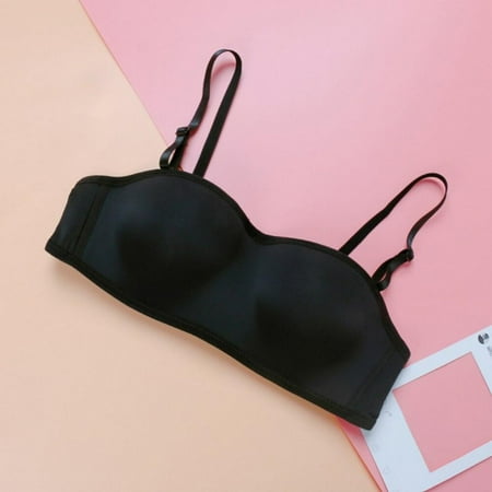 

Xinhuaya Strapless Invisible Unsiled Sexy Beauty Back Female Wrapped Chest Seamless Bottom Non-slip No Steel Ring Gathered Underwear