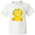 thumbnail image 3 of Inktastic Cute Yellow Dinosaur, Baby Dino, Triceratops Youth T-Shirt, 3 of 5