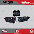thumbnail image 2 of Kalair GFX Graphics Kit for Honda CRF450R (2009-2012) Twitch Series, 2 of 5