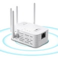thumbnail image 1 of Repetidor de red inalámbrica de 1200 Mbps, amplificador de señal Wifi de cobertura de área grande, amplificador de relé de enrutador, sonido Bluetooth, 1 of 8