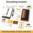 thumbnail image 6 of Resparked Customizer Engraving Pen (Formerly Culiau): Ultimate Cordless Portable Tool for Artists & DIYers - Engrave 50+ Surfaces - Beginner Friendly - Rechargeable - Free 30 Bits & Mastery Guide, 6 of 7