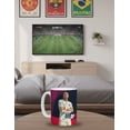 thumbnail image 3 of Taza de cerámica 445 ml diseño futbolista francés TINK, 3 of 6