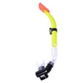thumbnail image 3 of Esnórquel semiseco, esnórquel, buceo, natación, buceo, esnórquel, apnea, boquilla de silicona, equipo de respiración para adultos y jóvenes Amarillo DYNWAVEMX Snorkel Semi Seco, 3 of 8