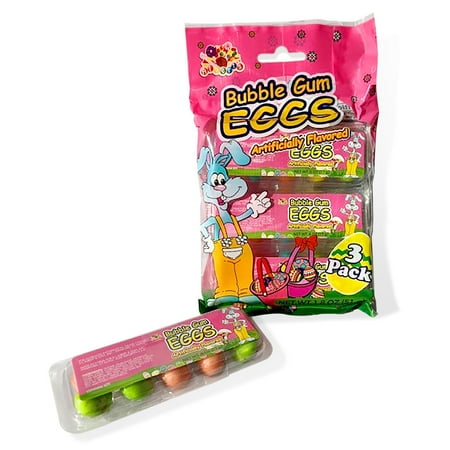 Albert's 3-Pack Bubble Gum Egg Trays Review — Easter Bunny Approved! 3 Albert's Easter Bubble Gum Egg Trays
