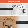 thumbnail image 5 of 2 PCS Wall Mounted Helmet Rack Helmet Holder Hook Multifunctionnal Metal Rack for Hats Mask Wall Mount Bracket, 5 of 5