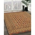 thumbnail image 2 of Ahgly Company Indoor Round Traditional Orange Southwestern Area Rugs, 4' Round, 2 of 6