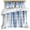 Blue, variant on 3 Piece Blue Gray Duvet Cover Set Queen Size,Microfiber Comforter/Quilt Cover with Corner Ties and 2 Pillowcases,Modern Simple Abstract White Ombre Texture All Season Soft Bedding with Zipper Closure