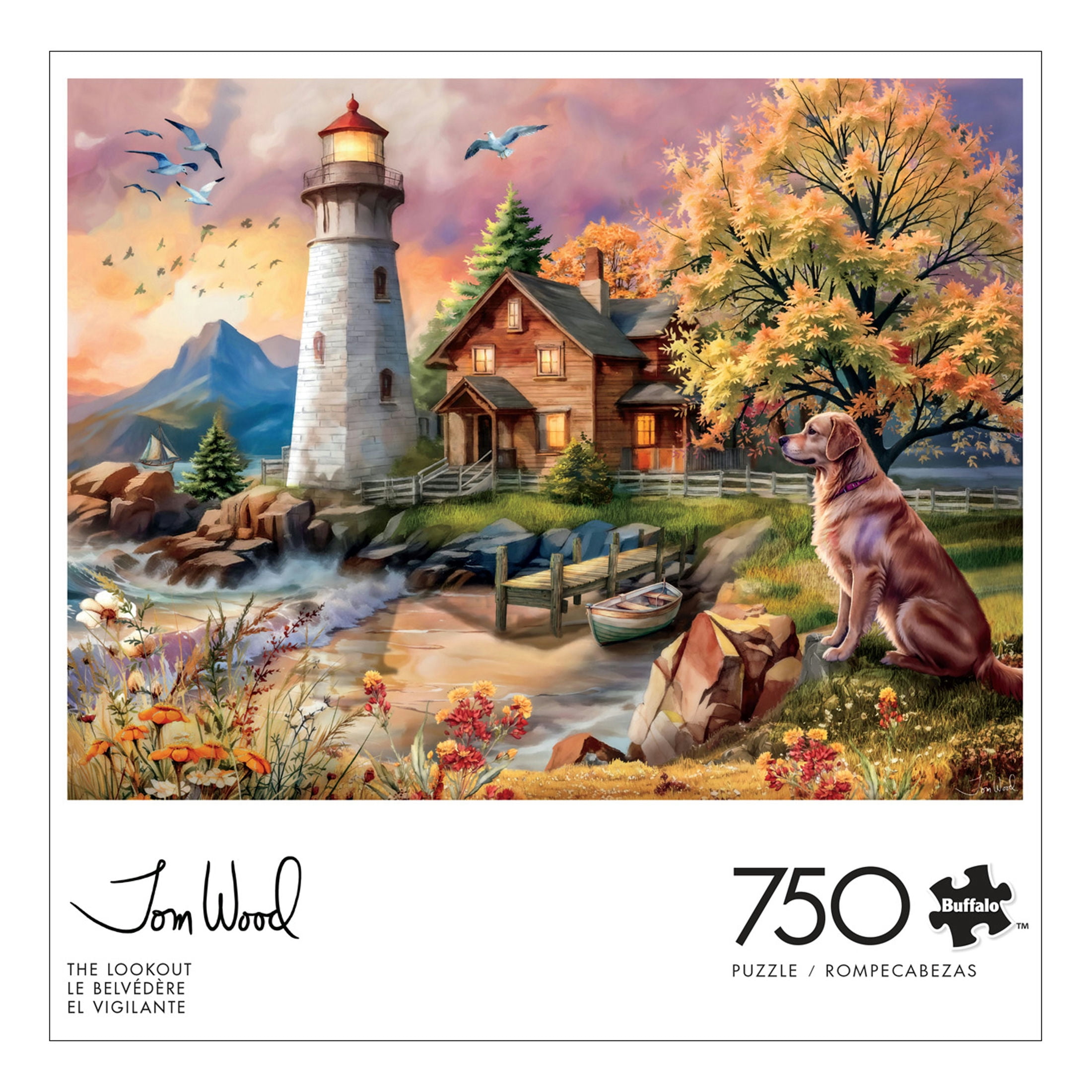 Buffalo Games The Lookout Puzzle de 750 pièces imbriqué pour adultes âgés de 14 à 99 ans