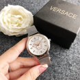 thumbnail image 1 of Reloj De Cuarzo Elegante De Acero Inoxidable Ajustable Con Correa De Malla Tejida Con Caja De Regalo Gao Jiahui unisex, 1 of 2