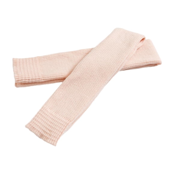 Baohd Couvre-Jambes Chaussettes Sans Pieds Chauffe-Jambes Ballet Femmes Filles Yoga Danse Chaud Stylé Tendance Accessoires Temps Froid Mise en Forme Rose Pâle 75cm