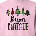 thumbnail image 3 of Inktastic Buon Natale Festive Christmas Trees Adult Sweatshirt, 3 of 4