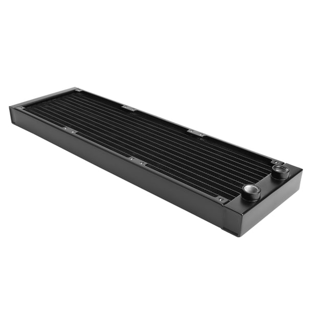 Radiador Intercambiador De Calor Hilo G1/4 del refrigerador de la refrigeración por agua del radiador de la computadora de 12 tubos para la computadora de la CPU de la PC