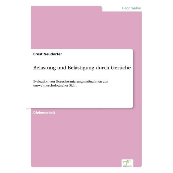 Belastung und Belästigung durch Gerüche (Paperback)