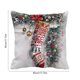 thumbnail image 3 of Herunwer Throw Pillow Cover Pine Tree Merry Christmas Bear Elk Snowflake Cotton Linen Throw Pillow Case Cushion Cover for Sofa Bed Couch Home Decorative Square, 3 of 6