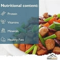 thumbnail image 5 of (Pack of 12) MOUNTAIN ESSENTIALS Freeze Dried Chicken Dices | Emergency Survival Bulk Food Storage Home Meals Hunting, Survival, Camping, Backpacking Food | 10 serving per Pouch, 5 of 8