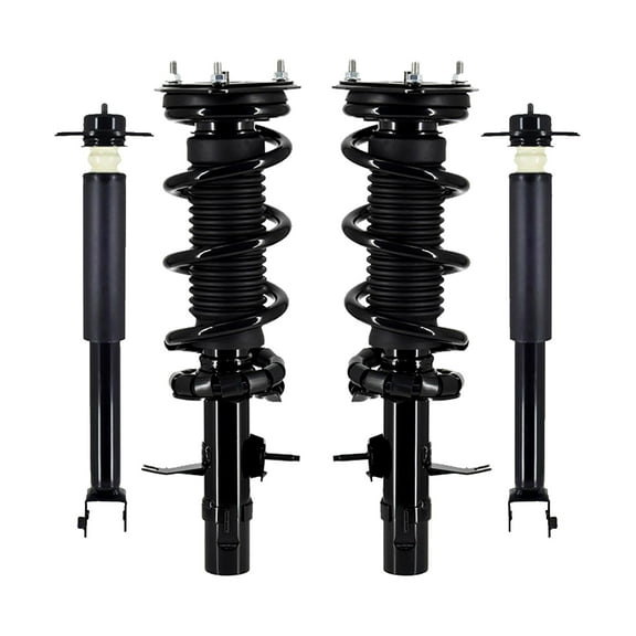 Set Front Quick Complete Strut-Coil Spring-Rear Complete Shock Kit To 2009-2013 Infiniti G37