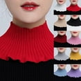 thumbnail image 3 of Turtleneck Fake Collar Scarf For Sweater Knitted False Collar Necks Guard Scarfs H2J5, 3 of 8