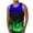 Green, variant on APEXFWDT Mens Big and Tall Sleeveless Tank Tops Gradient Printed Summer Beach Tank Top Casual Workout Gym Tee Shirt
