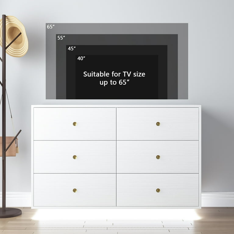 White dresser sale 45 inches wide
