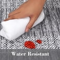 thumbnail image 6 of Twister.CK 10' x 13' Area Rugs, Modern Geometric Low Pile Stain-Resistant Carpet Rug, for Living Room Home Office, Grey, 6 of 7