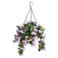 thumbnail image 1 of YWIYIUD 1PC Artifical Hanging Flowers for Outdoors UVResistant andWaterproof Artifical HangingBaskets for Outdoor Decor Garden Porch Window Box Home Wedding Decor, 1 of 5