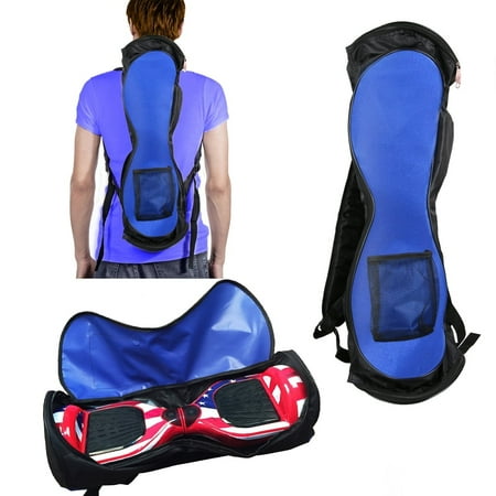 Self-Balancing Scooter Carrying Backpack Bag for 6.5 7 and 8 Two-Wheel Hover Board Bag Smart Storage Case Blue
