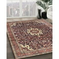 thumbnail image 2 of Ahgly Company Indoor Rectangle Traditional Camel Brown Medallion Area Rugs, 7' x 9', 2 of 6