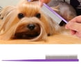 thumbnail image 3 of Pet Comb,Ergonomic Design Pet Comb Removes Tangles with Static Free Stainless Steel Teeth Pet Dog Combs with 2 Different Densities for Grooming and Fluffing, 3 of 8
