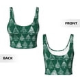 thumbnail image 6 of Uemuo Christmas Trees Pattern Women's Sports Bra - High Impact Support, Breathable, and Comfortable Athletic Bra for Running, Yoga, and Workouts, 6 of 9