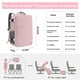 thumbnail image 2 of Mochila de Viaje 10 kg Avion 35L Grande Impermeable para Hombre y Mujer, Compartimento Laptop 15.6 pulgadas, Puerto USB Integrado, Maleta Mano Funcional, Práctica Equipaje Cabinas, Rosa, 2 of 8