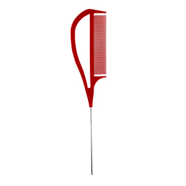 Peine de Peluquería Sunnimix Peine de Pelo Antiestático Rojo 26.3x5.5cm