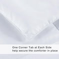 thumbnail image 6 of All Season Queen Size Cooling Comforter，Fluffy Down Alternative Comforter - Quilted Duvet Insert with Corner Tabs - Luxury Soft Hotel Comforter - Reversible - Breathable - White, 6 of 6