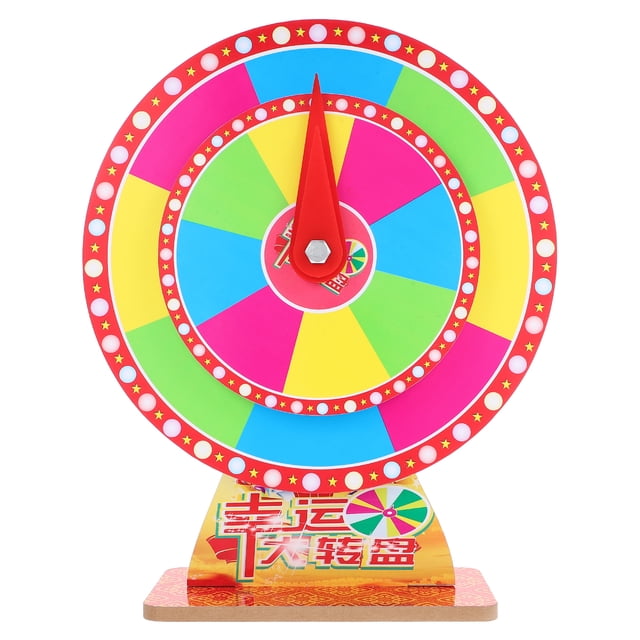 Prize Wheel Party Game Lottery Wheel DIY Game Wheel Prop for Party Board Game
