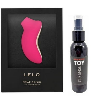 Lelo Sona 2 Cruise-Cerise with a free Adam and Lilith Toy Cleansing Spray